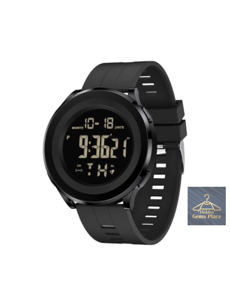 Waterproof Mens Digital Wrist Watch With Alarm And Stopwatch Waterproof Mens Digital Wrist Watch With Alarm And Stopwatch